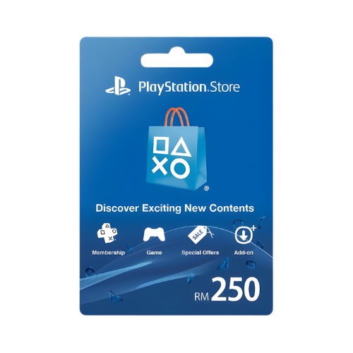 PLAYSTATION STORE RELOAD RM250